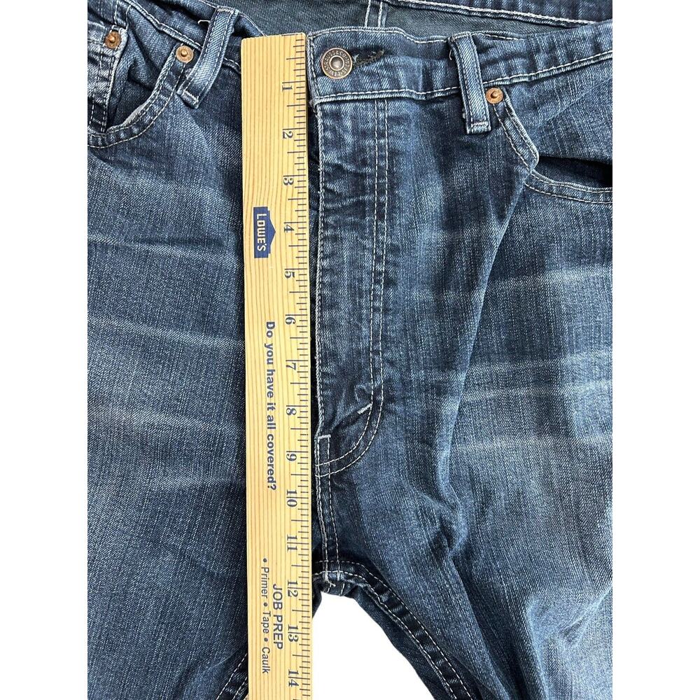 Levis 505 Men's Size 38x30 Jeans Straight Leg Blue Denim Red Tab Levi's 38 Mens - Picture 5 of 8
